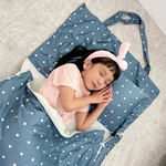 【Savamunt】KID IONIC+™ Antibacterial &  Lenzing Tence slumber/Sleeping Bag pinkblue, , large