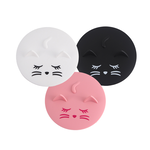 日本進口可微波用貓咪矽膠杯蓋-3入, , large