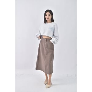 (F) 氣質棕色長裙二手衣