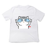 JZ TEE Cat & Shiba Inu-I Don't Look Unisex Tee, , large