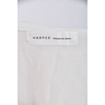 (M) harper質感白色長袖上衣二手衣, , large