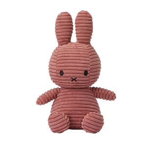 【Bon Ton Toys Miffy 米菲兔】ECO燈芯絨填充玩偶23cm #玫瑰粉