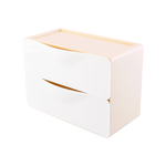 【O-Life】Stackable Desktop Drawer Cabinet-2 Drawers Beige Model, , large