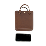 LONGCHAMP Epure XS 牛皮手提/斜背二用迷你托特包/棕色, , large
