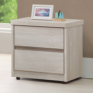 【Homelike】喜家居二抽床頭櫃(2541)