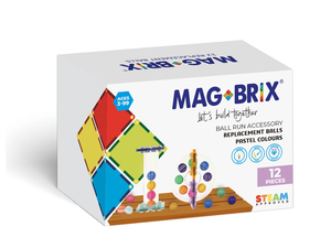 [好研所]MAGBLOX® - MAGBRIX® 無毒楓木木球組 - 粉彩 (12pcs)
