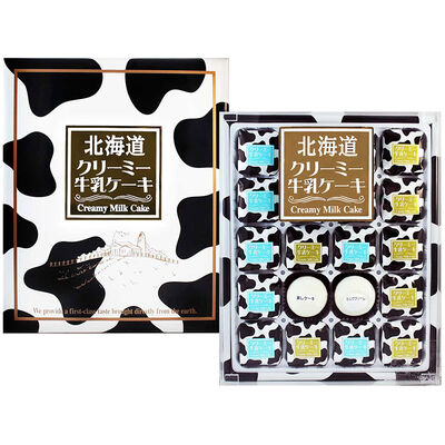 丸三北海道牛乳蛋糕禮盒400g克x 1BOX盒【Mia C&apos;bon Only】