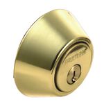 輔助鎖 加安牌 青銅(金色)D272 房門鎖 裝置距離60mm 門厚35~45mm 一般鑰匙, , large