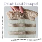 【M&M 日本製】CS19-12 透明閃亮分趾襪 3雙/組 粉色, , large