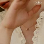 【Gulicc】古莉可 項鍊 韓版 簍空 繩結 愛心項鍊, , large