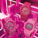 CASIO 卡西歐 G-SHOCK 單色時尚 八角雙顯手錶-粉紅 GMA-P2100PP-4A, , large