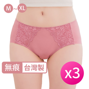 [SHIANEY]Taiwan-Made Breathable Lace Seamless Women's Panties / M