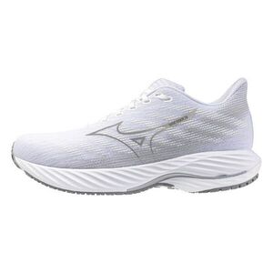Mizuno Wave Rider 28 男 慢跑鞋 運動 休閒 緩震 穩定 透氣 白銀 [J1GC240304]