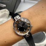 [星晴錶業]VERSUS VERSACE手錶,36mm,VV00089銀色錶面銀錶殼深黑色真皮皮革錶帶款, , large