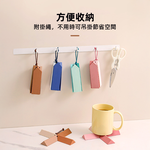 【上手家居】莫蘭迪矽膠隔熱墊 鍋墊4色組 綠、藍、粉、棕(矽膠墊/矽膠杯墊/防燙墊), , large