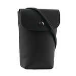 LONGCHAMP Le Pliage Xtra 小牛皮斜背手機包/黑色, , large