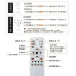 【H&R安室家】50cm中圓圓智能LED吸頂燈 (附遙控器可調明暗及色溫 ) ZA0207, , large