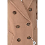 (XL) hand made質感素面杏色綁帶外套二手衣, , large