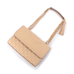Tory Burch Fleming 縫線翻蓋流蘇二用包/沙色, , large