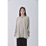 (F) tizzi韓牌條紋白色長袖上衣二手衣, , large