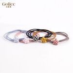 【Gulicc】古莉可 髮圈 日系簡約 格子星願 髮圈 (4入), , large