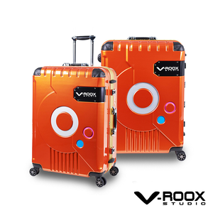 【PANTHEON PLAZA】展示品限量出清 V-ROOX ZERO 21 25吋 潮版撞色太空艙行李箱 硬殼鋁框旅行箱 ZERO-59183 / 59184 五色可選