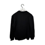 Street style letter kick shirt black, , large