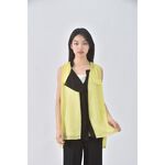 (S) mia mia質感兩件式黃色上衣二手衣, , large