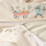 【FOCA】Country Bunny | C Energy Series 100% Austrian Tencel™ Light-quenched Graphene Four-piece Duvet Bedding Set-Double, , large