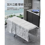 【AOTTO】翼型三層附輪折疊曬衣架-白色(HA-035W), , large