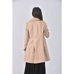 (S) nice claup質感棉質大衣杏色外套二手衣, , large