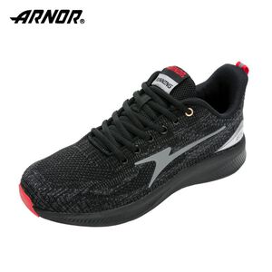 ARNDR男慢跑鞋-黑紅27.5cm
