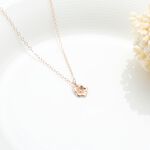 【Angel & Me】梅花 Plum Flower s925 純銀 厚鍍 18k 玫瑰金 項鍊 情人節 禮物, , large
