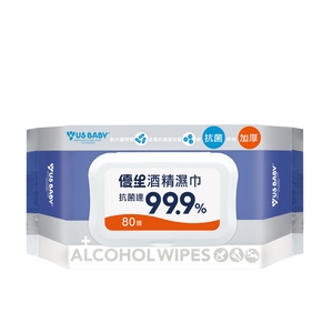 [正光藥局]優生-酒精濕巾80抽 超厚型 24入/箱