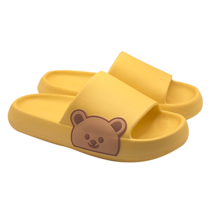 MA036可愛小熊居家拖鞋-黃色25