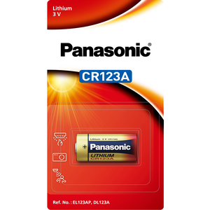 [寶旺旺] Panasonic國際牌 CR123A 1B相機專用 藍色 3V鋰電池 1入 吊卡裝(公司貨)