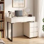 【AOTTO】現代簡約伸縮化妝台 化妝桌/梳妝台/收納櫃(FT-019), , large