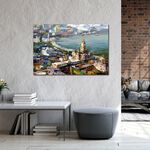【御畫房】城市印象 國家一級畫師手繪油畫60×90cm(VF-17), , large