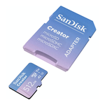 【SanDisk】 Creator 512G UHS-I U3 A2 V30 microSDXC 記憶卡, , large