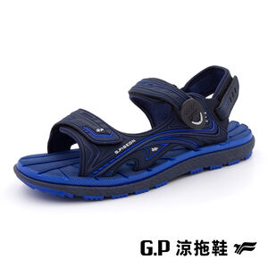 G.P經典款休閒舒適涼拖鞋 G3888<寶藍-37>