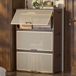 【AOTTO】60L藤編造型磁吸上掀收納箱(AC-219), , large