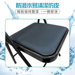 【AOTTO】免安裝多功能可收納折疊椅-灰色2入(LC-004GR*2), , large