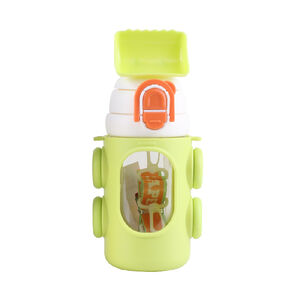 好室喵挖土機造型水壺650ml(顏色隨機出貨)