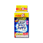 [日日好物]日本KAO花王-浴室排水口用免刷洗去汙消臭強力發泡清潔粉40gx6入/盒(大容量浴廁水孔洗淨劑,衛浴地漏除黑霉皂垢潔淨粉,靜置清潔淋浴間水蓋), , large