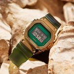 CASIO 卡西歐 G-SHOCK 沙漠綠洲 半透明電子錶 GM-5600CL-3, , large
