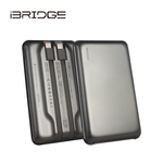 iBRIDGE 10000mAh Ultra-thin Power Bank with Wired - Graphite Gray, , large