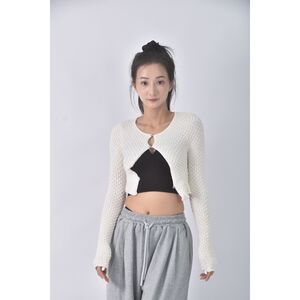 (S) 【安于晴Charlene私服】urban outfitters質感棉質白色外套二手衣