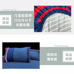 【多利寶寢具】INDIAN_大和針織抗菌雙人加大床包兩用被組-奧蘭多, , large