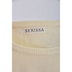 (L) 【房業涵私服】serissa素色白色毛衣二手衣, , large