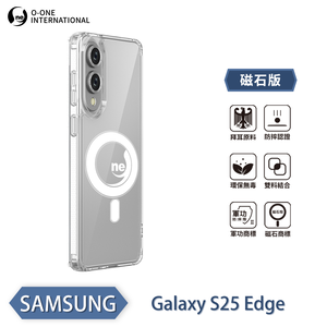 【O-ONE】【軍功II防摔殼】O-ONE MAG Samsung 三星 S25 Edge 磁吸手機殼 抗撞防摔 保護殼